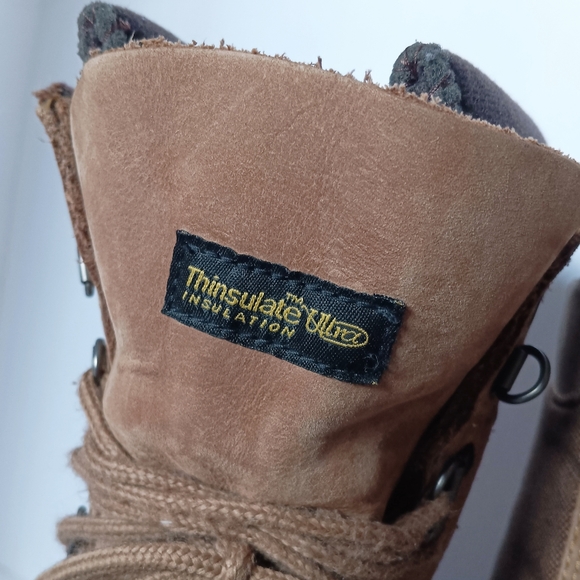 ? LaCrosse Leather Winter Rubber Duck Boots Thinsulate Mens 12 Brown Lined Snow main image 10